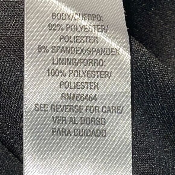 Studio One Womens Fit & Flare Dress Floral Lace Cap Sleeve Red Black Size 4 - Picture 8 of 10